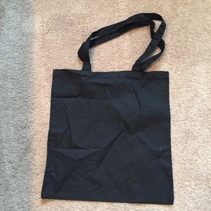 Blank black tote bags